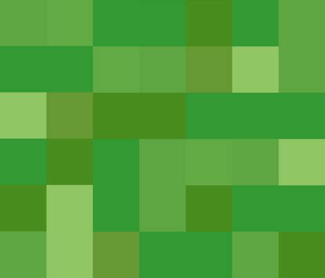 Large 8-Bit Pixel Blocks - Grass Fabric | Pixel, 8 bit, Fabric