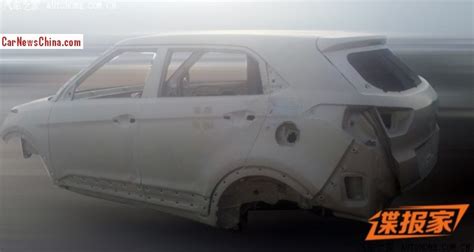 Spy Shots The Naked Body Of The Hyundai Ix25 In China