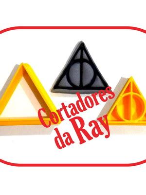 Mini Cortador Simbolo Reliquias Da Morte Harry Potter 3cm Compre