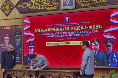 Kemenkumham Kalbar Canangkan Pelayanan Publik Berbasis Ham Sumber