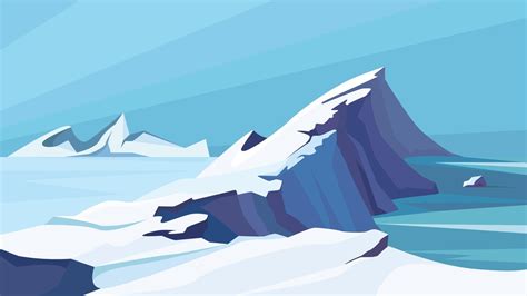 Frozen Arctic Ocean 2230507 Vector Art At Vecteezy