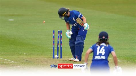 Alice Capsey clean bowled for six to leave England in trouble | Cricket ...