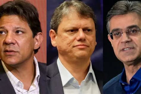 Haddad tem 33 Tarcísio 20 e Rodrigo 15 em São Paulo Tribuna