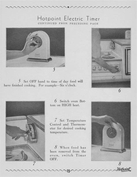 1930 S GE Hotpoint Oven Stove Manual Collectors Weekly