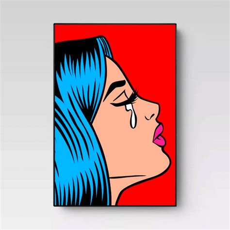 Sad Girl Art Print Pop Art Fan Art - Etsy