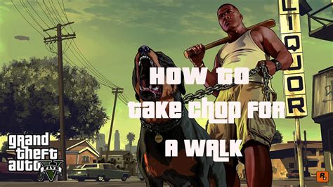 Gta V How To Take Chop On Walks Youtube