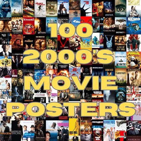 00's Movies Posters 100 Classic Retro 2000's Movie Posters Instant Digital Download - Etsy