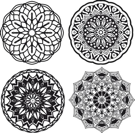 Mandalas Set Eps Free Vector Download