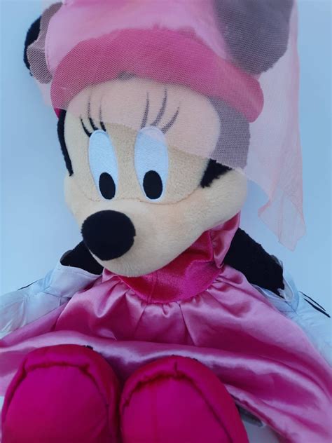 Disney Minnie Mouse Pink Princess Plush Vintage Etsy