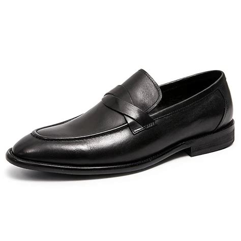 Men's Loafers & Slip-Ons Leather Loafers Business Casual British ...