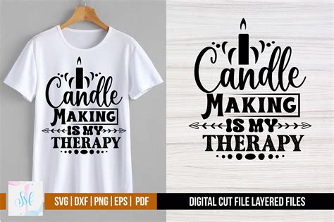 Candle Making Is May Therapy Svg Design Graphic By Svgstudiodesignfiles