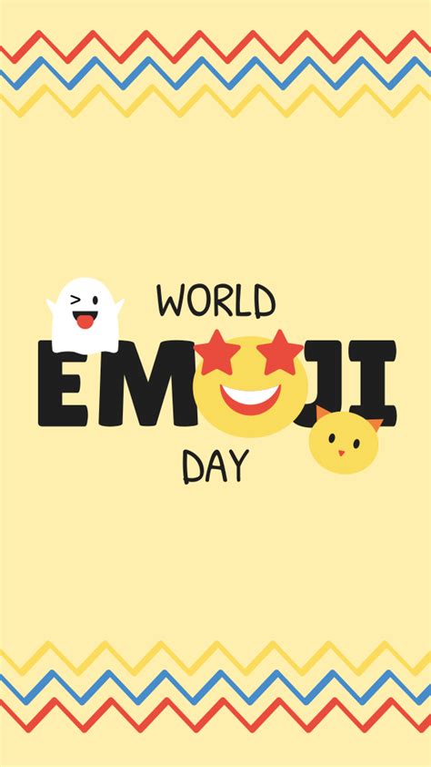 Emoji Day Emojis Instagram story | BrandCrowd Instagram story Maker