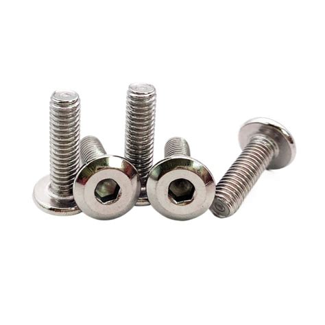 Stainless Steel Chamfered Hexagon Socket Screw Furniture Inclined