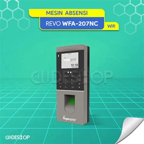 Jual Mesin Absensi Biometrik Fingerspot Revo WFA 207NC Sidik Jari Wajah