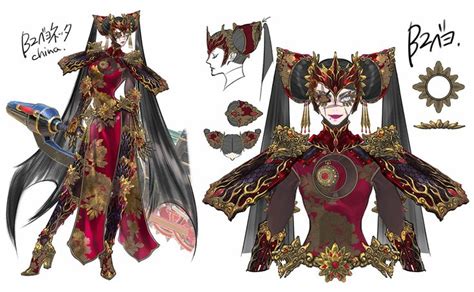 Bayonetta China Concept Art Bayonetta Art Gallery Game