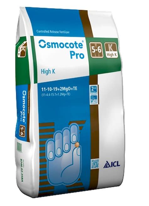 ᐉ Удобрение Osmocote exact High K 12 7 19 Te 3 4 М 25 кг Купить в