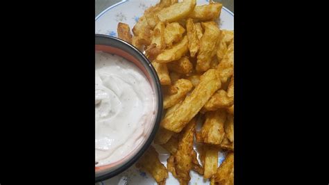 How To Make Optp Style Fries With Mayo Garlic Sauce Youtube