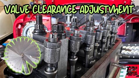 How To Adjust Valve Clearances Tappets YouTube