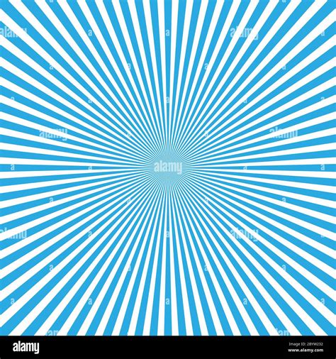 Blue White Color Burst Background Of Light Rays Cartoon And Comics