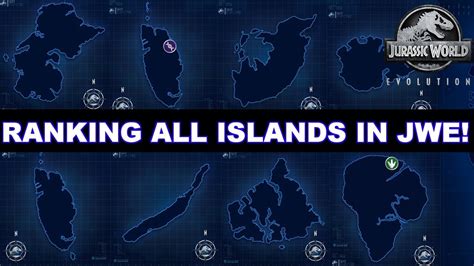 Jurassic World Evolution Island Map