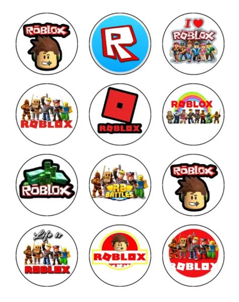 Custom Roblox Cupcake Toppers Made From Edible Icing Tasty Off