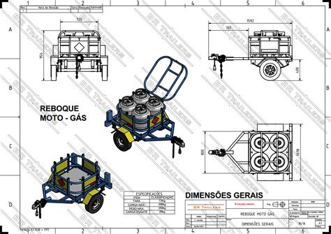 Projetos Reboques Trailer Plans Projeto Carretinha Reboque Para