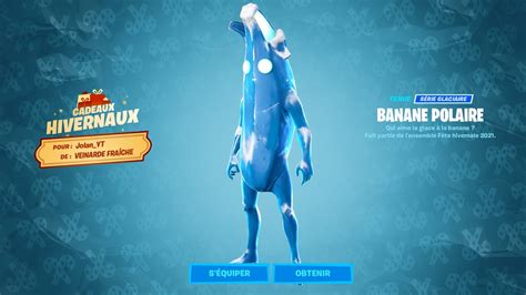 Comment Avoir Le Skin BANANE POLAIRE Maintenant Sur Fortnite