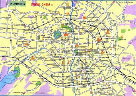 Kunming Map - Rural China