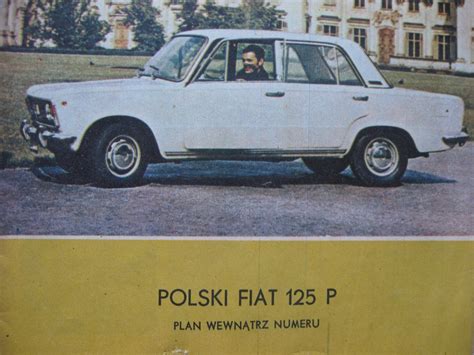 Polski Fiat 125p Plan Rok 1969 7316447196 Oficjalne Archiwum Allegro