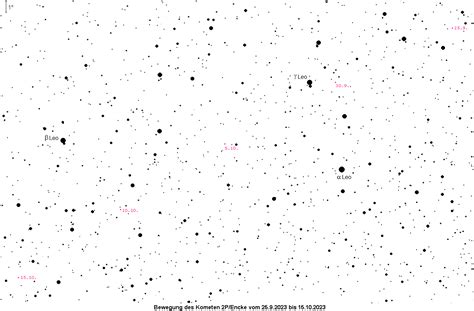 Komet P Encke Am Morgenhimmel Astronomische Vereinigung Karlsruhe