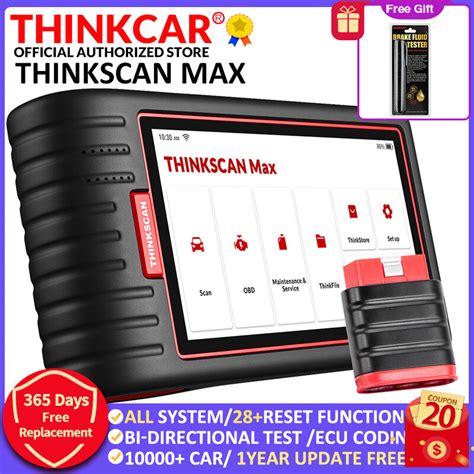 Thinkcar Esc Ner De Diagn Stico Thinkscan Max Sistema Completo