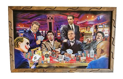 Scarface Al Pacino El Chapo Pablo Escobar Thugs Wooden Picture