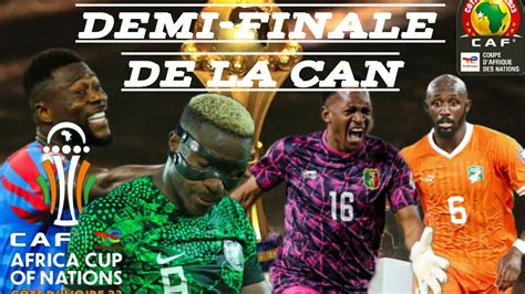 LES DEMI FINALES DE LA CAN COMMENCENT CE MERCREDI CIV VS RDC ET