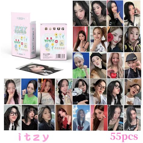 Pcs Itzy Ryujin Yeji Solo Holograma Laser Cart Es Lomo Melhores