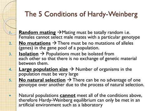 PPT - Hardy-Weinberg Equilibrium PowerPoint Presentation, free download - ID:3943967