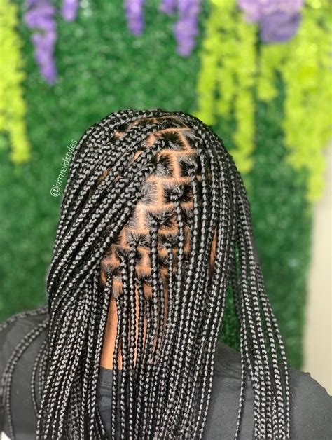 33 Medium Knotless Braids Hairstyles Aislinnhumza