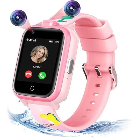 G Montre Intelligente Tanche Sos Pour Enfants Avec R Veil Lecteur De