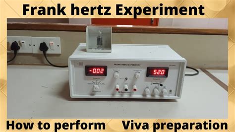 Frank Hertz Experiment Youtube