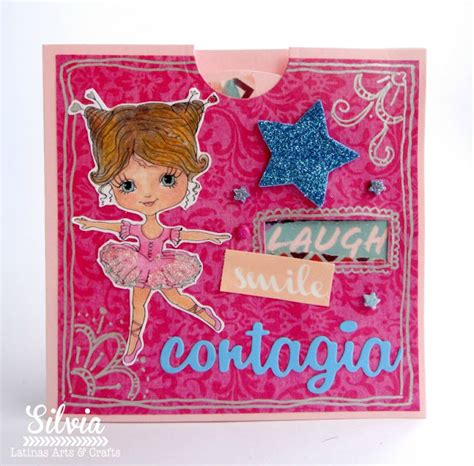 Silvia Scrap Tutorial En Latinas Arts Crafts Tarjeta Giratoria