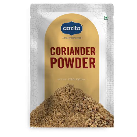 Dried Brown Aazito Coriander Seed Powder Gm Form Leaves At Rs