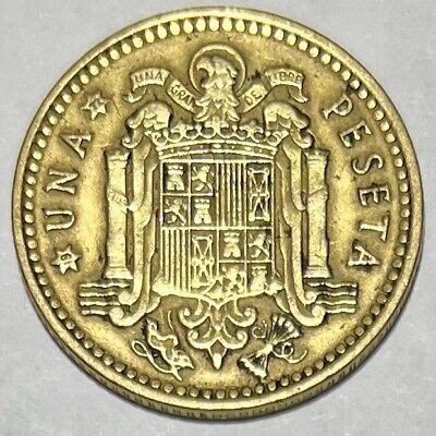 Spain Una Peseta Francisco Franco Caudillo De Espana Ebay