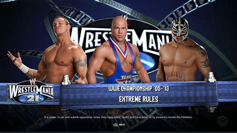 WWE 2K24 Randy Orton Vs Kurt Angle Vs Rey Mysterio Hell In A Cell