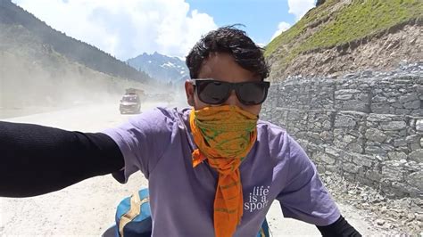 Zojila Pass Assam To Ladakh On Cycle Day