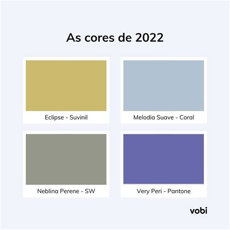 Vobi On Instagram Essas Foram As Cores Eleitas Para 2022 Pelas