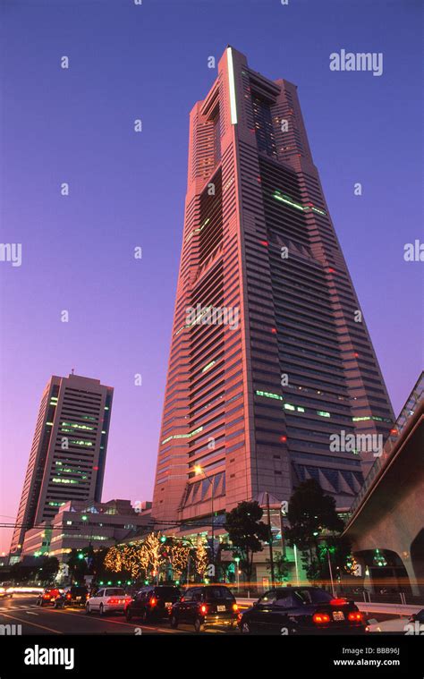 Japan, Yokohama, Landmark Tower Stock Photo - Alamy