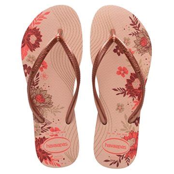 Havaianas Slim Organic Rosa Ballet Dourado Blush Ef Cil