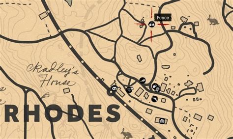 Rhodes RDR2 Map