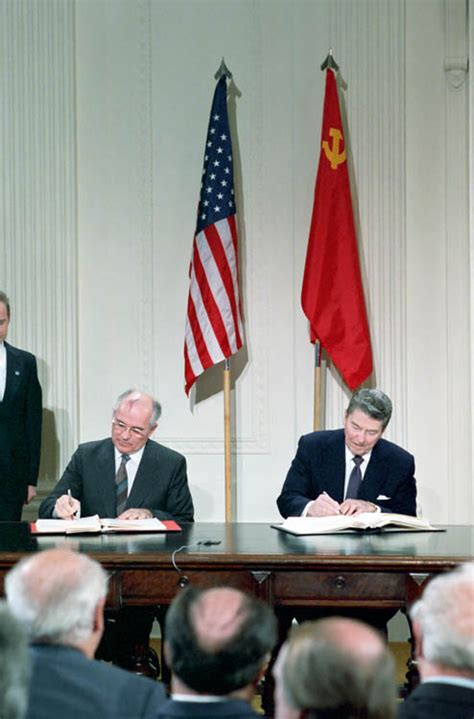 Our Presidents • Today in 1987, Gorbachev and Reagan Agree to...