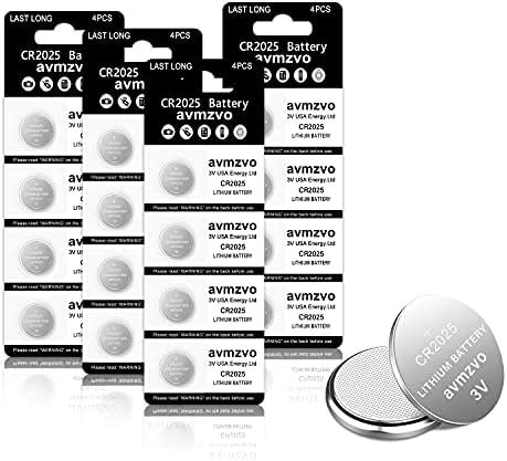 CR2025 Button Cell 3 V Lithium Button Cells CR 2025 Batteries Pack Of