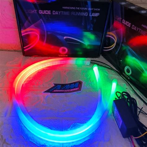 Jual Lampu LED DRL Alis Flexibel WRGB APP Welcome RGB Matrix Sein